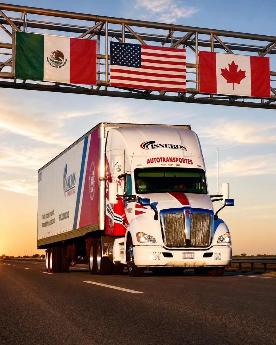 Flota Cisneros en carretera conectando Norteamérica